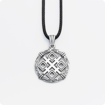 Оберег Макошь (Символ Макоши) из серебра