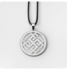 Оберег Родимич из серебра в круге