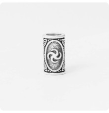 Шарм - богатырь из серебра с оберегом Сваор