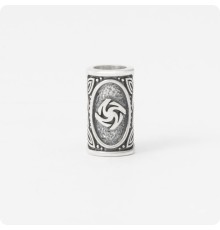 Шарм - богатырь из серебра с оберегом Вайга (Символ Тары)