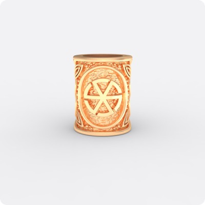 Шарм - богатырь из золота с оберегом Громовик