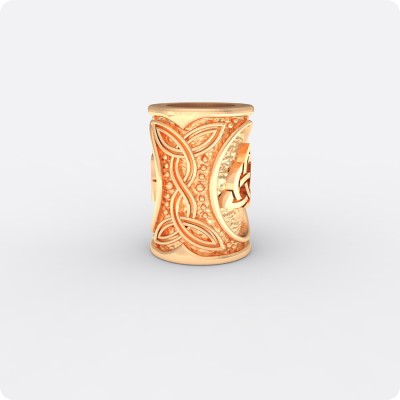 Шарм - богатырь из золота с оберегом Триглав