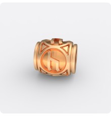 Шарм - бусина из золота - Руна Уд