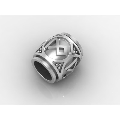 Шарм - бусина из серебра - Чертог Волка