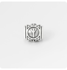 Шарм - бусина из серебра - Руна Мир