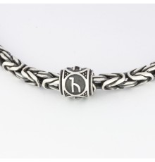 Шарм - бусина из серебра - Руна Нюх