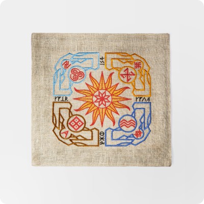 Коврик для обряда очистки и зарядки оберега