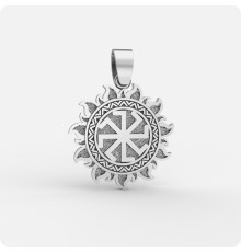 Оберег Колядник из серебра в Ярило