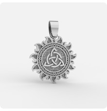 Оберег Триглав из серебра в Ярило