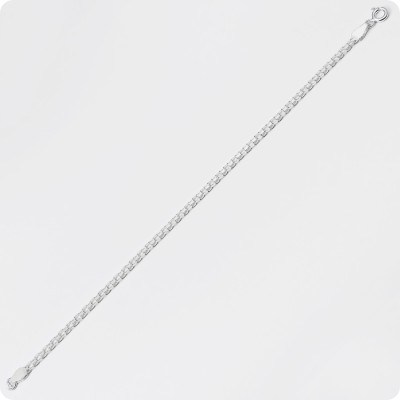 Серебряный браслет плетение Бисмарк (Сидан)