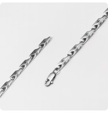 Цепь Символ Рода из серебра (3мм)