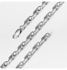 Обережная цепочка из серебра (4мм)