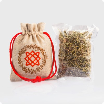 Мешочек с оберегом Звезда Лады-богородицы (вышивка)